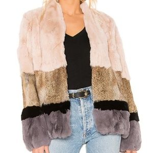 Revolve Heartloom Chandler Rabbit Fut Coat